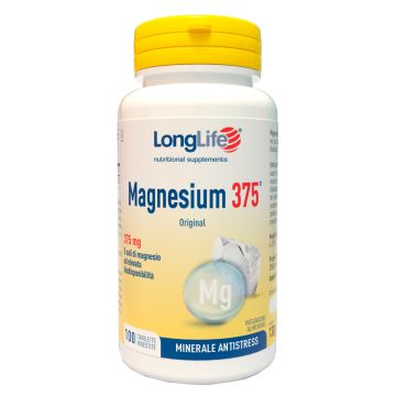 Longlife magnesium 375 mg 100 tavolette - 