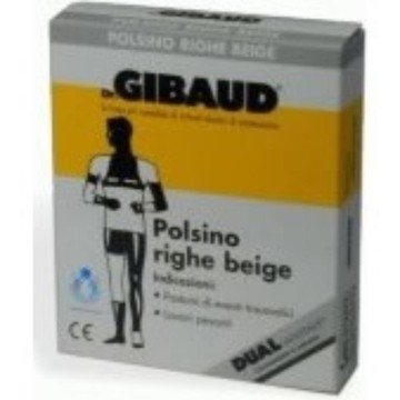 Polsino a righe gibaud colore beige misura 6 cm taglia 2 - 