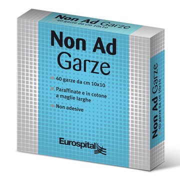 Garza paraffinata non ad 10x10 cm 40 pezzi - 