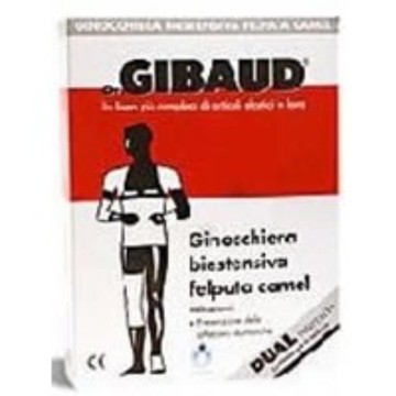 Ginocchiera gibaud biestensiva felpata camel taglia 3 - 
