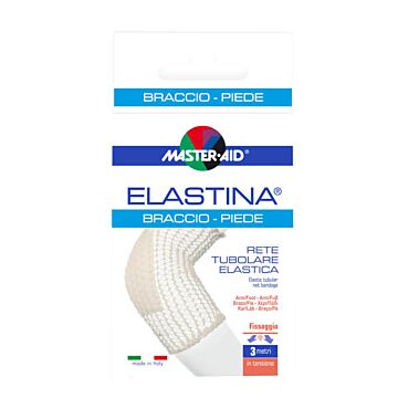 Rete tubolare elastica ipoallergenica master-aid elastina braccio/piede 3 mt in tensione calibro 4 c - 