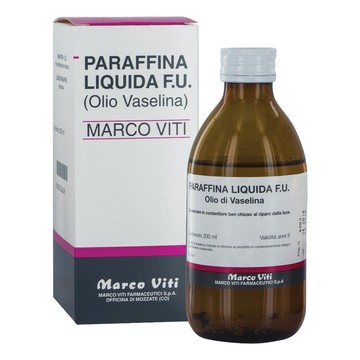Paraffina liquida fu olio vaselina 200 ml con astuccio - 