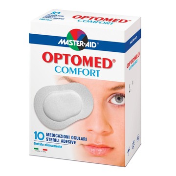 Garza oculare medicata master-aid optomed super 10 pezzi - 