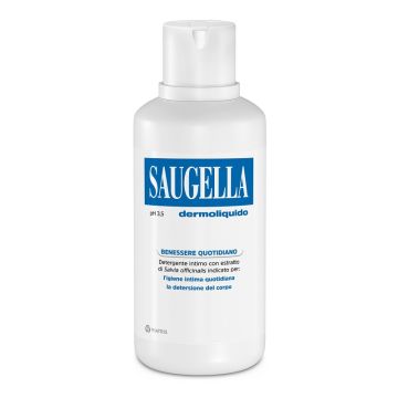 Saugella dermoliquido ph 3,5 detergente intimo benessere quotidiano 500 ml - 