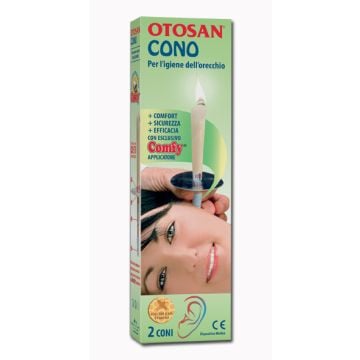 Otosan cono per l'igiene delle orecchie otosan+propoli 2 pezzi - 