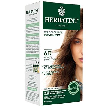 Herbatint 6d biondo scuro dorato 150 ml - 