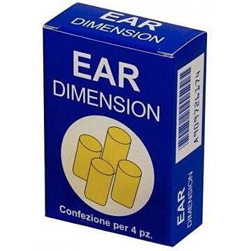 Ear dimension tappo auricolare in spugna 4 pezzi - 