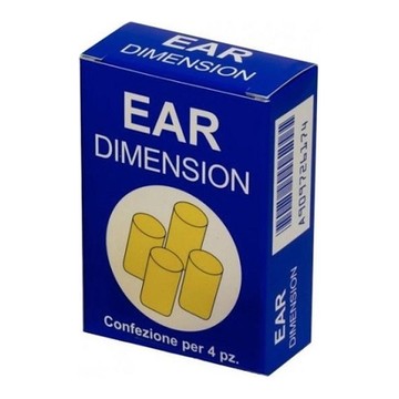 Ear dimension tappo auricolare in spugna 4 pezzi - 