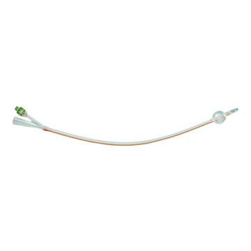 Catetere foley in silicone trasparente a 2 vie con palloncino 5-10ml diametro ch14 4,66mm lunghezza