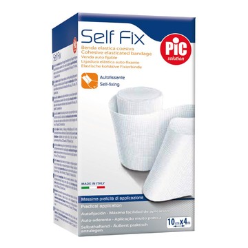 Benda elastica autoadesiva pic self fix 10x400 cm fustella - 
