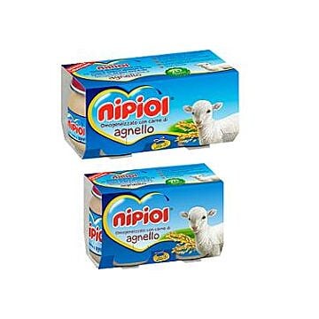 Nipiol omogeneizzato agnello 80 g 2 pezzi - 
