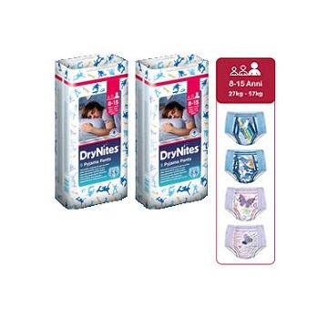Huggies drynites 8/15 anni boy l 27/57kg pacco singolo 9 pezzi