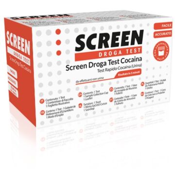 Screen droga test cocaina con contenitore urina - 