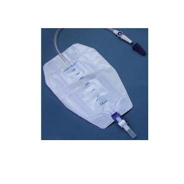 Sacca raccogli urina da gamba per incontinenza 3 camere comfort 500 ml a basso profilo in pvc lato r - 