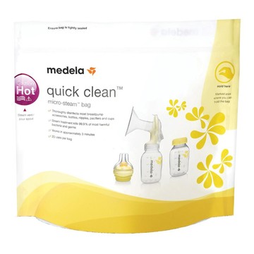Quick clean sacca per sterilizzazione a microonde 5 pezzi - 