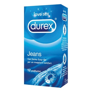 Profilattico durex jeans easyon 12 pezzi - 