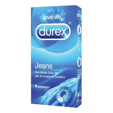 Profilattico durex jeans easyon 6 pezzi - 