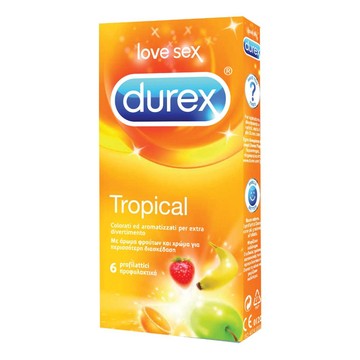 Profilattico durex tropical easy on 6 pezzi - 