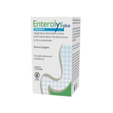 Enterolys plus 30 capsule acidoresistenti aroma fragola - 