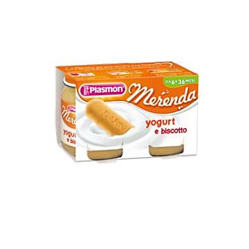 Plasmon omogeneizzato yogurt biscotto 120 g x 2 pezzi - 