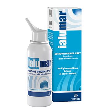 Soluzione isotonica spray di acqua di mare acido ialuronico sale sodico per igiene naso adulti e bam - 