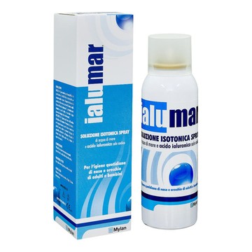 Soluzione isotonica spray di acqua di mare acido ialuronico sale sodico per igiene naso adulti e bam