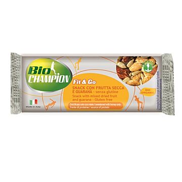 Biochampion fit&go barretta energetica frutta secca/guarana' 30 g - 