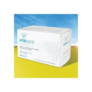 Soluzione ipertonica da nebulizzare hyaneb sodio cloruro 7%  acido ialuronico 0,1% 30 fiale 5 ml - 