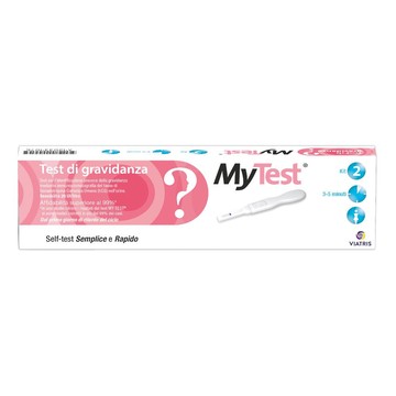 Test di gravidanza rapido hcg mytest 2 pezzi - 