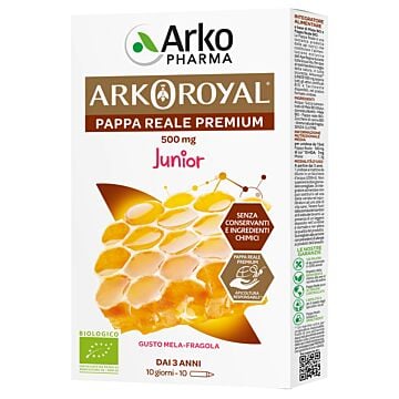 Arkoroyal pappa reale biologica 500 mg 10 unica dose - 