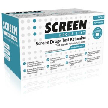 Screen droga test ketamina test antidroga con contenitore urina - 
