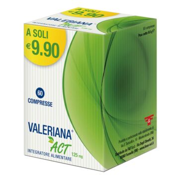 Valeriana act 125 mg 60 compresse da 125 mg - 