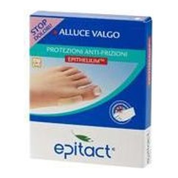 Protezione per alluce valgo epitact in silicone confezione mini taglia unica 2 pezzi - 
