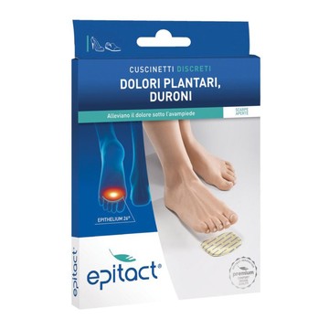 Cuscinetti discreti epitact in silicone ad uso podologico epithelium 26 taglia unica - 