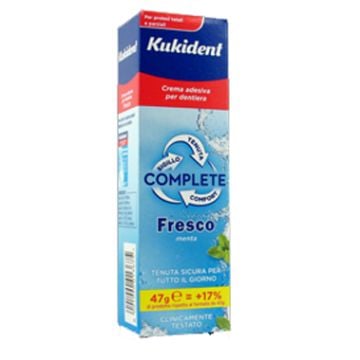 Kukident complete fresco crema adesiva per protesi dentarie 47 g - 
