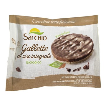 Gallette riso cioccolato latte 34 g - 