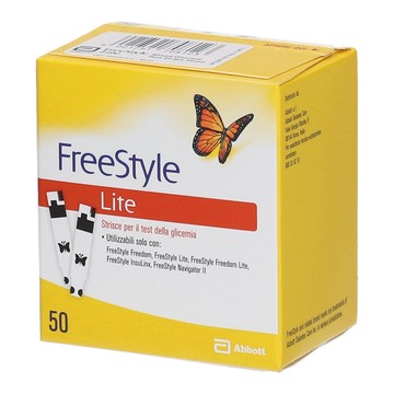 Strisce misurazione glicemia freestyle lite 50 pezzi - 