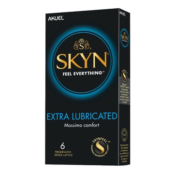 Profilattico ansell akuel skyn extra lubrificato b 6 pezzi - 