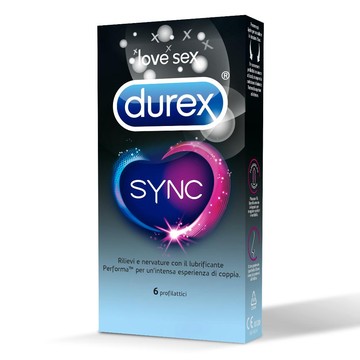 Profilattico durex sync 6 pezzi - 