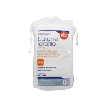 Cotone idrofilo pic rekosac zig zag 1000 g - 