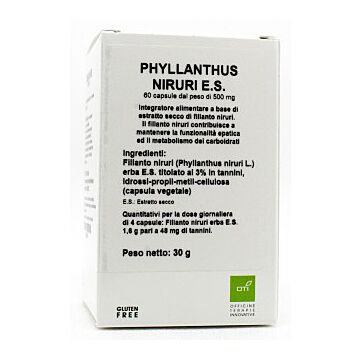 Phyllanthus niruri estratto secco 60 capsule - 