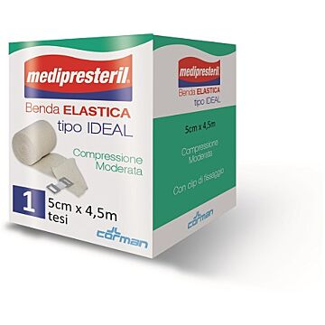 Benda elastica medipresteril ideal compressione moderata m4,5x5cm tesi - 
