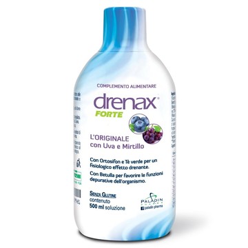 Drenax forte l'originale con uva e mirtillo 500 ml - 