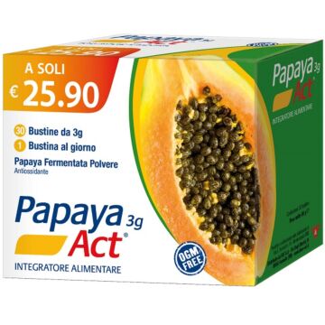 Papaya act 30 bustine da 3 g - 