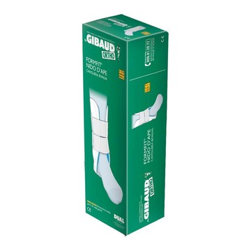 Cavigliera bivalva form fit nido d'ape gibaud ortho taglia unica altezza 25 cm sinistra - 