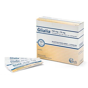 Glialia 700mg + 70mg microgranuli uso orale via sublinguale 20 bustine 1,27 g - 