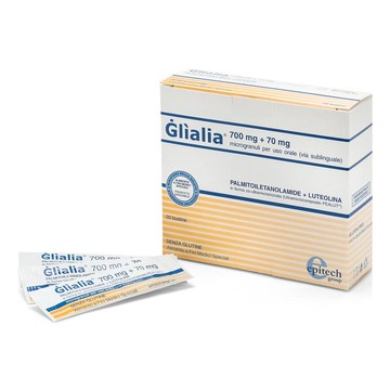 Glialia 700mg + 70mg microgranuli uso orale via sublinguale 20 bustine 1,27 g - 