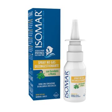 Isomar soluzione acqua mare naso ipertonica naso spray decongestionante 30 ml - 
