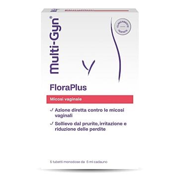Floraplus multi-gyn candidosi vaginale 5 tubetti x 5 ml - 