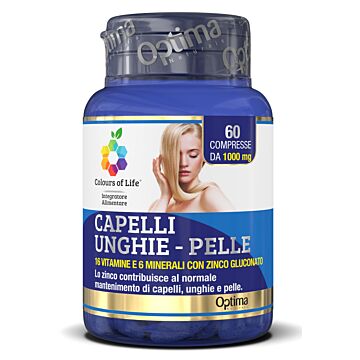 Colours of life capelli unghie pelle 60 compresse 1000 mg - 